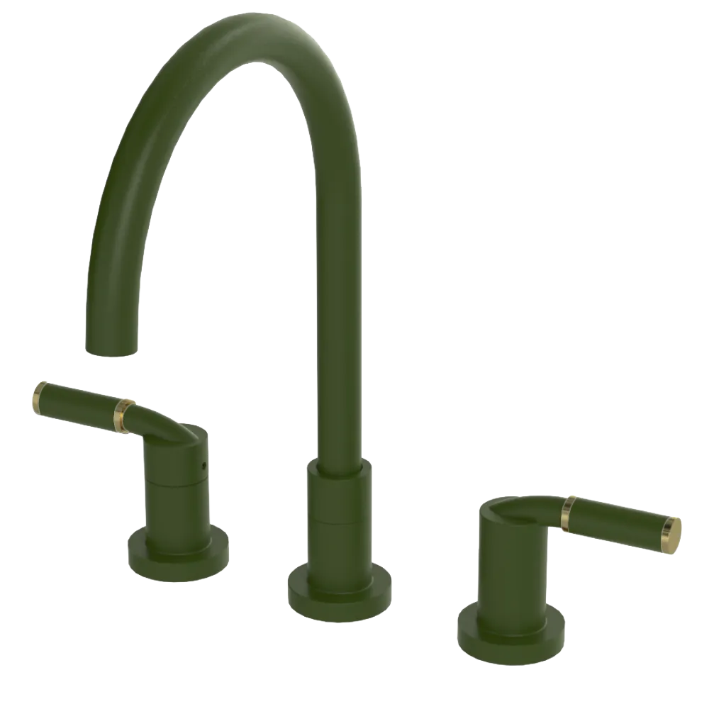 Rubinet Widespread Kitchen Set Green Envy