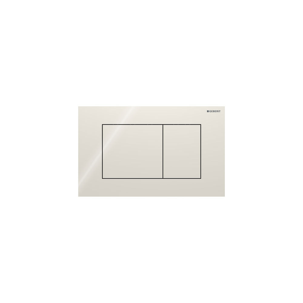 Geberit SIGMA40 SQUARE CLEAR LINES