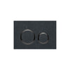 Geberit SIGMA50 ROUND Zinc frame in PVD black chrome