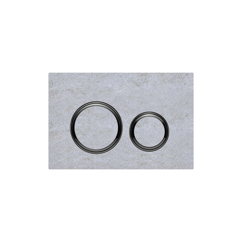 Geberit SIGMA50 ROUND Zinc frame in PVD red gold color