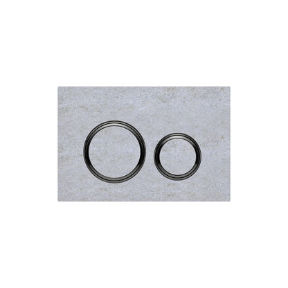 Geberit SIGMA50 ROUND Zinc frame in PVD red gold color