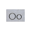 Geberit SIGMA50 ROUND Zinc frame in PVD black chrome