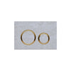 Geberit SIGMA50 ROUND Zinc frame in PVD brass color