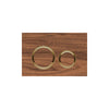 Geberit SIGMA50 ROUND Zinc frame in PVD brass color