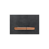 Geberit SIGMA50 SQUARE Zinc frame in PVD red gold color