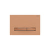 Geberit SIGMA50 SQUARE Zinc frame in PVD red gold color