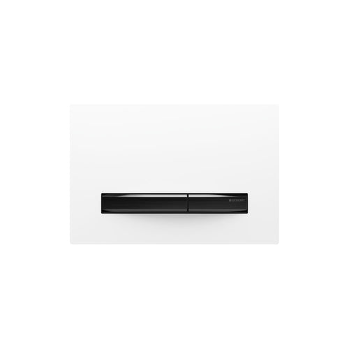 Geberit SIGMA50 SQUARE Zinc frame in PVD black chrome