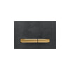 Geberit SIGMA50 SQUARE Zinc frame in PVD brass color