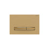 Geberit SIGMA50 SQUARE Zinc frame in PVD brass color