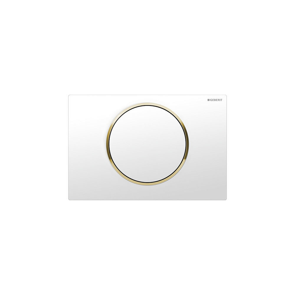 Geberit Sigma10 round Stop-and-go or touchless flush