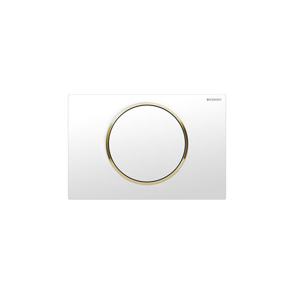 Geberit Sigma10 round Stop-and-go or touchless flush