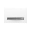 Geberit SIGMA50 SQUARE Zinc frame in chrome