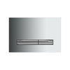 Geberit SIGMA50 SQUARE Zinc frame in chrome