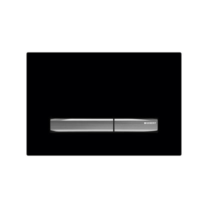 Geberit SIGMA50 SQUARE Zinc frame in chrome