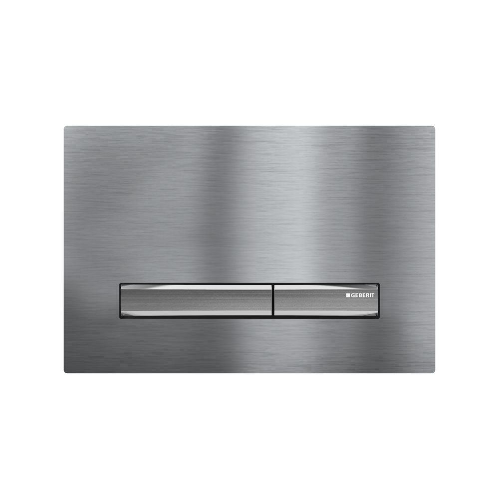 Geberit SIGMA50 SQUARE Zinc frame in chrome