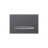 Geberit SIGMA50 SQUARE Zinc frame in chrome