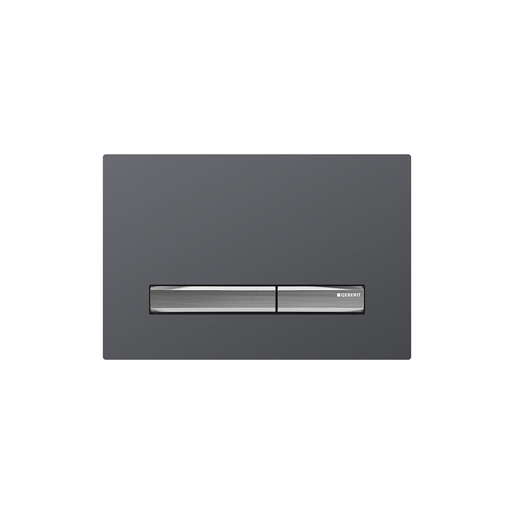 Geberit SIGMA50 SQUARE Zinc frame in chrome