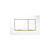 Geberit actuator plate Sigma20 Square for dual flush