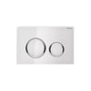 Geberit SIGMA50 ROUND Zinc frame in polished chrome