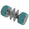 Rubinet Shower Door Knob (set) Satin Nickel