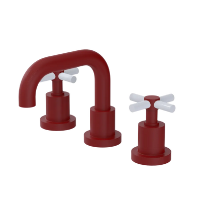 Rubinet Widespread Lav. Set. (less drain) Maroon