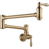Traditional Delta Wallmount Pot Filler Faucets - Champagne Bronze
