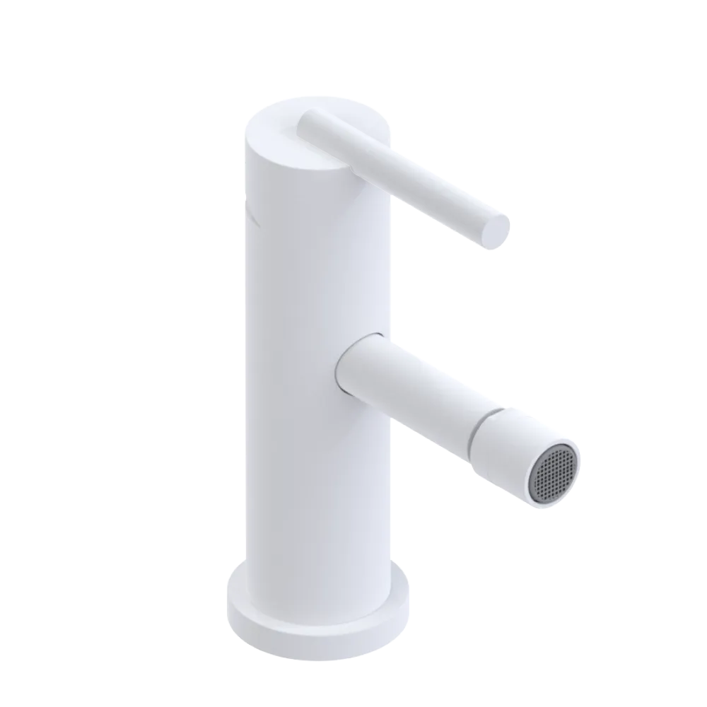 Rubinet Single Control Bidet Fitting (less drain) Matt White