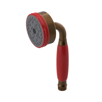 Rubinet 3 Function Hand Held Shower Only Tuscan Brass