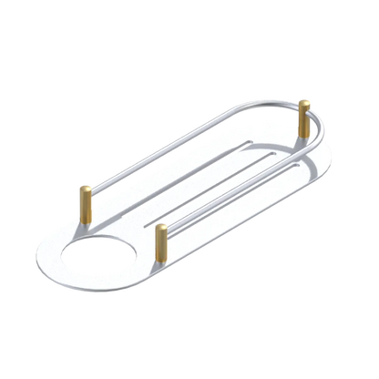 Rubinet Shelf Only Satin Chrome