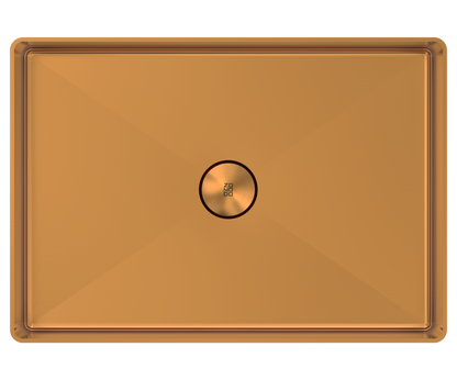 Zomodo 20" Rectangular Vessel Sink - Rio Bronze