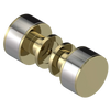Rubinet Shower Door Knob (set) Natural Brass