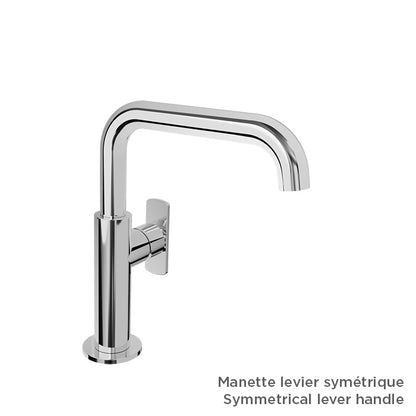 Baril Single-hole lavatory faucet (without handle), drain not included