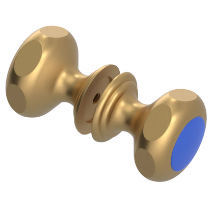 Rubinet Shower Door Knob (set) Satin Gold