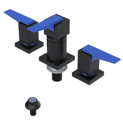 Rubinet Bidet Fitting with Spray, Diverter, and Vacuum Breaker (less drain) Matt Black