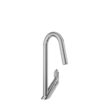 Baril Single-hole kitchen faucet with 2-function pull-down spray