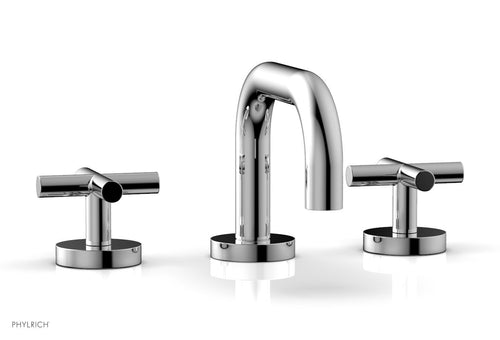 Phylrich TRANSITION - Widespread Faucet - Low Spout, Cross Handles 120-03