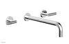 Phylrich TRANSITION - Wall Lavatory Set 12" Spout - Lever Handles 120-12-12