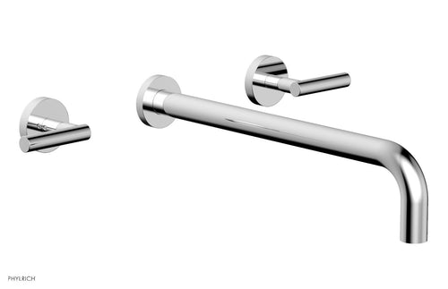 Phylrich TRANSITION - Wall Lavatory Set 14" Spout - Lever Handles 120-12-14