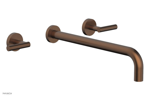 Phylrich TRANSITION - Wall Lavatory Set 14" Spout - Lever Handles 120-12-14