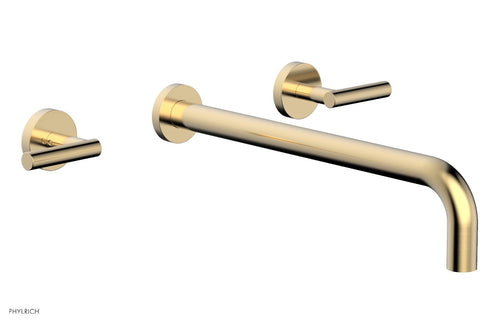 Phylrich TRANSITION - Wall Lavatory Set 14" Spout - Lever Handles 120-12-14