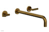 Phylrich TRANSITION - Wall Tub Set 14" Spout - Lever Handles 120-57-14
