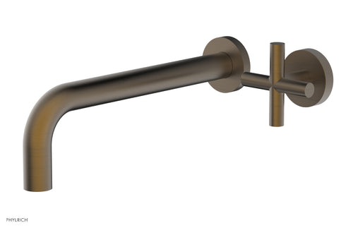 Phylrich Transition 10" Single Handle Wall Lavatory Set - Cross Handle 120-15-10
