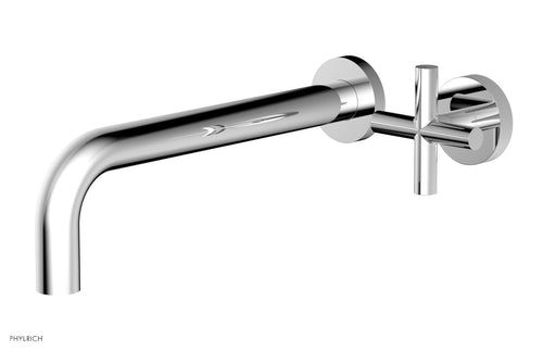 Phylrich Transition 10" Single Handle Wall Lavatory Set - Cross Handle 120-15-10
