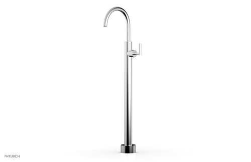 Phylrich TRANSITION Tall Floor Mount Tub Filler - Lever Handle 120-45-02