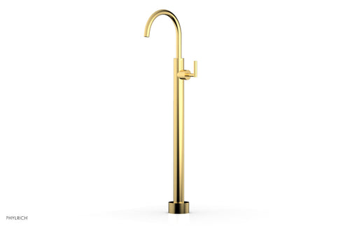 Phylrich TRANSITION Tall Floor Mount Tub Filler - Lever Handle 120-45-02