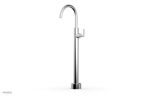 Phylrich TRANSITION Low Floor Mount Tub Filler - Lever Handle 120-45-04