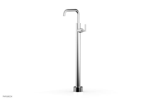 Phylrich TRANSITION Tall Floor Mount Tub Filler - Lever Handle 120-47-02