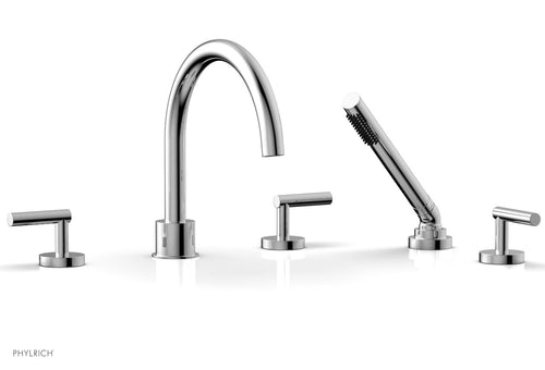 Phylrich TRANSITION - Deck Tub Set with Hand Shower - Lever Handles 120-49