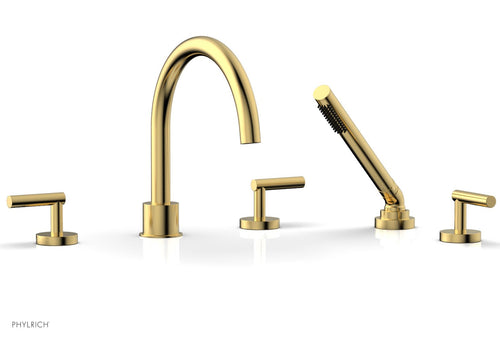 Phylrich TRANSITION - Deck Tub Set with Hand Shower - Lever Handles 120-49