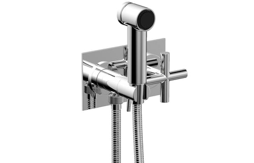 Phylrich TRANSITION - Wall Mounted Bidet, Cross Handle 120-64